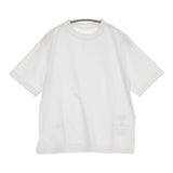 45R/45rpm 908 45星Tシャツ サイズ3 定価7150円 コットン 日本製 半袖Ｔシャツ カットソー ホワイト レディース フォーティーファイブアールピーエム【中古】6-0904S♪