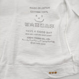 45R/45rpm 908 45星Tシャツ サイズ3 定価7150円 コットン 日本製 半袖Ｔシャツ カットソー ホワイト レディース フォーティーファイブアールピーエム【中古】6-0904S♪
