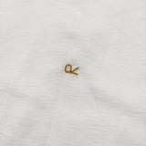 45R/45rpm 908 45星Tシャツ サイズ3 定価7150円 コットン 日本製 半袖Ｔシャツ カットソー ホワイト レディース フォーティーファイブアールピーエム【中古】6-0904S♪