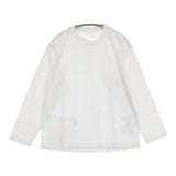 45R/45rpm 908オーシャン長袖T 定価11000円 コットン 長袖Ｔシャツ カットソー ロンＴ ホワイト レディース フォーティーファイブアールピーエム【中古】6-0904M♪