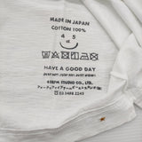 45R/45rpm 度詰め天竺の908ヨックネックＴシャツ サイズ1 長袖Ｔシャツ カットソー ロンＴ ホワイト レディース フォーティーファイブアールピーエム【中古】6-0904M♪