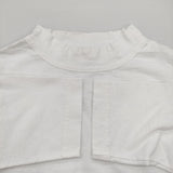 45R/45rpm 度詰め天竺の908ヨックネックＴシャツ サイズ1 長袖Ｔシャツ カットソー ロンＴ ホワイト レディース フォーティーファイブアールピーエム【中古】6-0904M♪