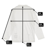 45R/45rpm 度詰め天竺の908ヨックネックＴシャツ サイズ1 長袖Ｔシャツ カットソー ロンＴ ホワイト レディース フォーティーファイブアールピーエム【中古】6-0904M♪