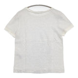45R/45rpm サイズ2 コットン シルク切替 半袖Ｔシャツ カットソー ライトグレー レディース フォーティーファイブアールピーエム【中古】6-0831S◎