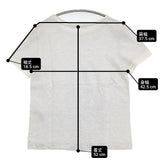 45R/45rpm サイズ2 コットン シルク切替 半袖Ｔシャツ カットソー ライトグレー レディース フォーティーファイブアールピーエム【中古】6-0831S◎