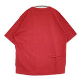 45R/45rpm 908オーシャンTシャツ サイズ2 コットン 日本製 半袖Ｔシャツ カットソー レッド レディース フォーティーファイブアールピーエム【中古】6-0904S♪