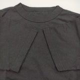 45R/45rpm 908 45星Tシャツ サイズ2 定価9900円 コットン 日本製 半袖Ｔシャツ カットソー ブラック レディース フォーティーファイブアールピーエム【中古】6-0904S♪