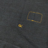 45R/45rpm 天竺の90845星半袖Tシャツ(インディゴ) サイズ3 半袖Ｔシャツ カットソー ネイビー 濃紺 レディース フォーティーファイブアールピーエム【中古】6-0904S♪
