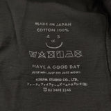 45R/45rpm 908オーシャンTシャツ コットン 日本製 半袖Ｔシャツ カットソー ブラック レディース フォーティーファイブアールピーエム【中古】6-0904S♪