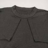 45R/45rpm 908オーシャンTシャツ コットン 日本製 半袖Ｔシャツ カットソー ブラック レディース フォーティーファイブアールピーエム【中古】6-0904S♪