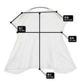 45R/45rpm ガーゼ天竺テントT-SHIRT サイズ2 定価12650円 半袖Ｔシャツ カットソー ホワイト レディース フォーティーファイブアールピーエム【中古】6-0904S♪