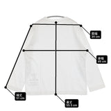 45R/45rpm 天竺の四角Tシャツ サイズ3 定価11000円 コットン 日本製 長袖Ｔシャツ カットソー ロンＴ ホワイト レディース フォーティーファイブアールピーエム【中古】6-0904M♪