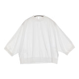 45R/45rpm スーピマ天竺のドルマンTシャツ 定価17600円 Ｔシャツ カットソー ホワイト レディース フォーティーファイブアールピーエム【中古】6-0904M♪