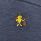 45R/45rpm 葉山ものがたり 刺繍 908オーシャン長袖T 長袖Ｔシャツ カットソー ロンＴ ネイビー レディース フォーティーファイブアールピーエム【中古】6-0904M♪