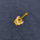 45R/45rpm 葉山ものがたり 刺繍 908オーシャン長袖T 長袖Ｔシャツ カットソー ロンＴ ネイビー レディース フォーティーファイブアールピーエム【中古】6-0904M♪