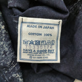 45R/45rpm インドカディバンダナペイズリープリントのパフブラウス（インディゴ） 定価63800円 ブラウス シャツ ネイビー ホワイト レディース フォーティーファイブアールピーエム【中古】6-0825M♪