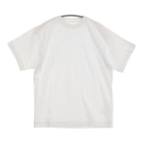 45R/45rpm 無地 コットン 日本製 クルーネック 半袖Ｔシャツ カットソー ホワイト レディース フォーティーファイブアールピーエム【中古】6-0908S♪
