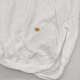 45R/45rpm サイドスリット 五分袖 無地 サイズ2 Ｔシャツ カットソー ホワイト レディース フォーティーファイブアールピーエム【中古】6-0908S♪