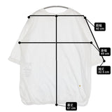 45R/45rpm サイドスリット 五分袖 無地 サイズ2 Ｔシャツ カットソー ホワイト レディース フォーティーファイブアールピーエム【中古】6-0908S♪