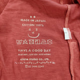 45R/45rpm スーピマコットンの908馬Tシャツ 定価39600円 長袖Ｔシャツ カットソー ロンＴ ピンク レディース フォーティーファイブアールピーエム【中古】6-0908M♪