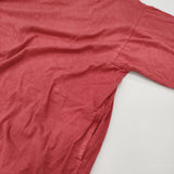45R/45rpm スーピマコットンの908馬Tシャツ 定価39600円 長袖Ｔシャツ カットソー ロンＴ ピンク レディース フォーティーファイブアールピーエム【中古】6-0908M♪