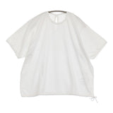 45R/45rpm レースde天竺Tシャツ 定価19800円 半袖Ｔシャツ カットソー ホワイト レディース フォーティーファイブアールピーエム【中古】6-0908S♪