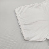 45R/45rpm レースde天竺Tシャツ 定価19800円 半袖Ｔシャツ カットソー ホワイト レディース フォーティーファイブアールピーエム【中古】6-0908S♪