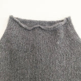 evam eva カシミア E183G082 スヌード チャコールグレー レディース エヴァムエヴァ【中古】6-1011T◎