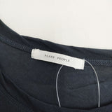 PLAIN PEOPLE コットン A1531UB サイズ9 半袖Ｔシャツ カットソー ネイビー レディース プレインピープル【中古】6-0831S◎