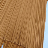 PLEATS PLEASE ISSEY MIYAKE PP53-JO188 サイズ3 プリーツ ジャケット カーディガン キャメル レディース プリーツプリーズ【中古】6-0906M◎