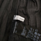 Simplicite 25SS 刺繍 ギャザーブラウス vネック インド製 ノースリーブ ブラウス シャツ ブラック ネイビー レディース シンプリシテェ【中古】6-0831S◎