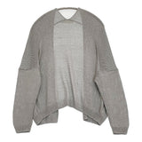 evam eva dry silk cardigan E251K146 ドライシルクカーディガン ニット 羽織り 定価28600円 カーディガン 25SS グレー レディース エヴァムエヴァ【中古】6-0825M♪