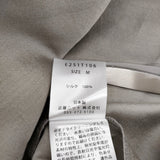 evam eva silk sleeveless one-piece シルクスリーブレスワンピース M E251T106 定価48400円 ワンピース 25SS グレー レディース エヴァムエヴァ【中古】6-0825S♪