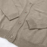 evam eva ラミーコットンカーディガン サイズM E251K095 ニット 羽織り 定価28600円 カーディガン 25SS ベージュ レディース エヴァムエヴァ【中古】6-0825M♪