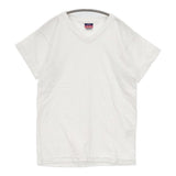 45R/45rpm コットン サイズ1 無地 Vネック 半袖Ｔシャツ カットソー ホワイト レディース フォーティーファイブアールピーエム【中古】6-0831S◎
