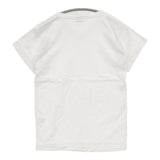 45R/45rpm コットン サイズ1 無地 Vネック 半袖Ｔシャツ カットソー ホワイト レディース フォーティーファイブアールピーエム【中古】6-0831S◎