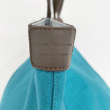 Herve Chapelier 未使用日 725C コーデュラ舟型トートL コーデュラナイロン 定価45980円 トートバッグ ラゴン×モカ ターコイズ ブラウン レディース エルベ・シャプリエ【中古】6-0825G♪