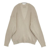 Graphpaper Linen Solotex Loose Rib Cardigan サイズ3 定価33000円 GU251-80120 カーディガン 25SS ベージュ メンズ グラフペーパー【中古】6-0825M♪