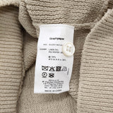 Graphpaper Linen Solotex Loose Rib Cardigan サイズ3 定価33000円 GU251-80120 カーディガン 25SS ベージュ メンズ グラフペーパー【中古】6-0825M♪