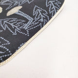 mina perhonen tanpopo ws7761p 刺繍 レッスンバッグ 日本製 トートバッグ ネイビー レディース ミナペルホネン【中古】6-0825G♪