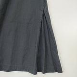 MHL. COTTON LINEN SHIRTING DRESS コットンリネン 定価30800円 595-9157552 サイズ1 半袖 ワンピース ネイビー レディース エムエイチエル【中古】6-0831S◎