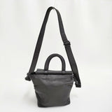 Yohji Yamamoto collections SOFT SMOOTH OIL LEATHER DUAL-USE LUNCH BAG 定118800円 ショルダーバッグ 26SS ブラック レディース ヨウジヤマモトコレクションズ【中古】6-0825G♪