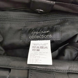 Yohji Yamamoto collections SOFT SMOOTH OIL LEATHER DUAL-USE LUNCH BAG 定118800円 ショルダーバッグ 26SS ブラック レディース ヨウジヤマモトコレクションズ【中古】6-0825G♪