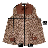 Conges payes モールレース刺繍チュニック 定価18700円 ブラウス チュニック 25AW ブラウン レディース コンジェ ペイエ【中古】6-0825T♪