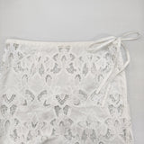 green label relaxing レースレイヤードスカート 定価10890円 スカート 26SS ホワイト レディース グリーンレーベルリラクシング【中古】6-0825M♪