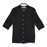 BEAUTY&YOUTH UNITED ARROWS ウールナイロン クルーネックハーフスリーブカーディガン カーディガン 26SS ブラック レディース ビューティアンドユース【中古】6-0825S♪