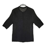 BEAUTY&YOUTH UNITED ARROWS ウールナイロン クルーネックハーフスリーブカーディガン カーディガン 26SS ブラック レディース ビューティアンドユース【中古】6-0825S♪