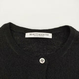 BEAUTY&YOUTH UNITED ARROWS ウールナイロン クルーネックハーフスリーブカーディガン カーディガン 26SS ブラック レディース ビューティアンドユース【中古】6-0825S♪