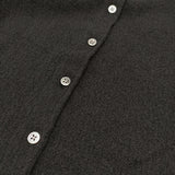 BEAUTY&YOUTH UNITED ARROWS ウールナイロン クルーネックハーフスリーブカーディガン カーディガン 26SS ブラック レディース ビューティアンドユース【中古】6-0825S♪