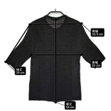 BEAUTY&YOUTH UNITED ARROWS ウールナイロン クルーネックハーフスリーブカーディガン カーディガン 26SS ブラック レディース ビューティアンドユース【中古】6-0825S♪